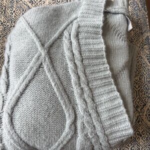 Cozy Gray Knit Sweater